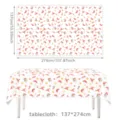 Wasserdichte Hummer Motiv rechteckige Tischdecke fuer Party Esszimmertisch 137x274cm - Tischdecke (1er Pack) 137*274CM