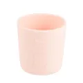 Taza de aprendizaje de silicona para bebé taza de agua con diseño lindo de ardilla rosa - Y4