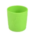 Vaso de silicona verde para niños pequeños con bonito diseño de ardilla en relieve. - Y7