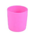 Taza infantil de silicona rosa con relieve de ardilla, vaso de aprendizaje bebe. - Y8