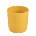 Taza de aprendizaje de silicona para bebe con ardilla en relieve, sin asa ni tapa para ninos. - Y17