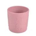 Taza de aprendizaje de silicona rosa para bebé con diseño de ardilla, vaso infantil sin asa. - Y19