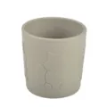 Vaso de aprendizaje de silicona gris para bebé con ardilla, taza sin asas ni tapa para niños. - Y22