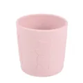 Vaso de silicona rosa para niños con lindo diseño de ardilla en relieve, taza de aprendizaje. - Y26