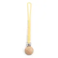 Silicone pacifier clip teether chain for newborn baby, anti-drop soothing toy strap. - Y11