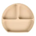 Baby silicone suction plate toddler divided feeding dish for safe daily mealtime - Y15