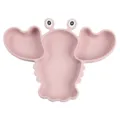 Assiette en silicone rose en forme de homard pour bébé, vaisselle enfant mignonne. - Assiette / Rose