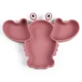 Assiette compartimentee homard en silicone rose pour bebe vaisselle enfant SKU article. - Assiette / Rose