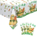 Leuke dinosaurus feest tafelkleed en servetten set voor kinder verjaardag decoratie. - Tafelkleed / 1 Stuk