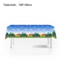 Boerderij Tractor Thema Tafelkleed Verjaardag Feest Decoratie Tafeldekking 108x180cm - Bedrukt Tafelkleed 1 Stuks