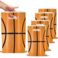 Bolsas de regalo de plástico de baloncesto para fiestas, bolsas de caramelos con asa, set - Bolsa de Regalo de Baloncesto Estilo 2