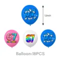 12 inch 18pcs cartoon number 67 theme party latex balloons set for birthday decoration - 18 Pieces Balloons