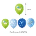 Kit de ballons de plage d'été, ballons en latex de 12 pouces avec noix de coco et transat. - Ballons de Fête Maillot de Bain 18 Pièces