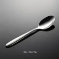Stainless steel dinner spoon, polished metal finish, 20cm kitchen tableware dining tool. - Dinner Spoon Only