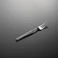 Stainless steel hammered dessert fork, premium cutlery for home and hotel use. - Tea Fork