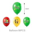Juneteenth party celebration balloons set 12 inch decorative latex balloons pack of 18 pcs - Balloon