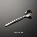 Stainless steel spoon mirror polished 18cm elegant cutlery western tableware table spoon - Round Spoon No.2