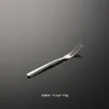 Stainless steel dessert fork mirror polished elegant series small fruit fork tableware 12.8cm - Three-Prong Fruit Fork