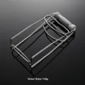 Stainless steel anti-scald plate gripper kitchen dish clamp steamer tool detail display - Grey Plastic Handles