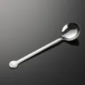 316 stainless steel spoon with cute bear handle, polished round soup spoon variant. - Dingdang Bear Spoon
