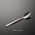 Aein 316 Edelstahl eleganter Löffel, spiegelpoliertes Besteck Silber, 19.3cm - Nr. 2 Spitze Spitze