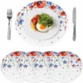 Set de table rond motif floral napperon décoratif pour fête cuisine salle à manger pièces - 30*45 / Étoiles de pavot