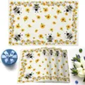 Set de table motif tournesol abeille tapis de table cuisine salle a manger decoration - 30*45 / Abeille Tournesol