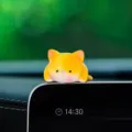 Cute Corgi dog figurine dashboard ornament, resin animal interior decoration for car. - Lying Corgi Plush Toy