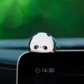 Cute Panda Spring Car Dashboard Decoration Figurine Interior Cute Animal Ornament 4x4x2cm Toy - Lying Panda Plush Toy