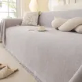 Modern minimalist style chenille sofa towel, all-season universal full cover blanket throw. - 180*90cm / Yunjian Rest - Light Gray