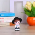 Linda figura de niño de dibujos animados adorno de escritorio decoración del hogar - Niño Corazón