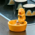 Quemador de incienso Capibara de cerámica Portaconos Decoración de escritorio 7cm - Capibara Pequeño (Quemador de Incienso)