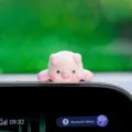 Cute pig car dashboard figurine resin toy ornament, pink cute animal desktop decoration. - Lying Figurine [Cute Little Pig]