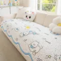 Alfombrilla de sofá refrescante de seda de hielo cachorro de dibujos animados variante - 70*70cm / Cachorro nube
