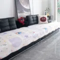 Cojín de sofá de seda de hielo funda antideslizante para sofá de cuero ajuste universal - 70*70cm / Paraíso de Mascotas - Púrpura