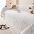 Boho sofa cover blanket for living room, universal non-slip woven furniture protector. - 180*130CM / Mountains & Rivers - Grey