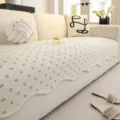 Ice silk cooling sofa mat for summer, non-slip sofa cover protector, modern living room decor. - 70*70cm / Shaped Qingteng - Gray