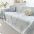 Cool silk sofa cover retro tie-dye design non-slip sofa towel blanket all season home decor - 180*130cm / Sleeping Cloud Throw - Blue