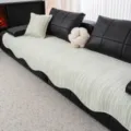 Summer ice silk sofa cover anti-slip cooling mat for living room modern home decor - 70*70cm / Irregular Yunchuan - Green
