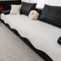 Modern minimalist ice silk sofa cover summer cooling mat non-slip breathable furniture protector - Irregular Tianshan Snow - White / 70*70cm