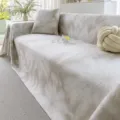 Cooling silk sofa cover retro anti slip slipcover furniture protector blanket for home - 180*130cm / Sleeping Cloud Cover - Coffee