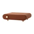 Brown velvet drawer jewelry box with gold balls, large capacity multi-functional organizer. - Bottom Layer / Brown (Velvet)