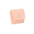 Portable mini jewelry storage box travel velvet ring case pink folding pouch display - 2*4.6*4.6CM / Pink