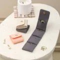 Portable mini travel jewelry storage bag microfiber folding ring earring organizer pouch - Mini Pocket Style / 21x13x9cm
