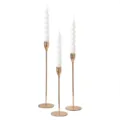 Nordic metal candle holder set for romantic dinner, table decor, wedding and home luxury use. - Candelabra / Set (12*3.9*30cm)