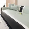 Cooling rattan sofa cushion summer non-slip cover mat for living room furniture decor style - 60*60cm / Su Ran Style - Green