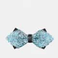 Farfallina uomo con strass scintillante cristallo blu per festa di nozze vestito - Blu Sogno
