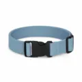 Cintura elastica blu fumé bambini con fibbia in plastica accessorio moda girovita - Blu nebbia