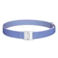 Women's blue and white striped elastic lazy belt, invisible and adjustable for pants. - Blue and White Stripes