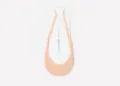 Women summer thin shallow strap boat socks anti-slip invisible socks for high heels beige - One Size (White Paper Card Packaging) / Nude